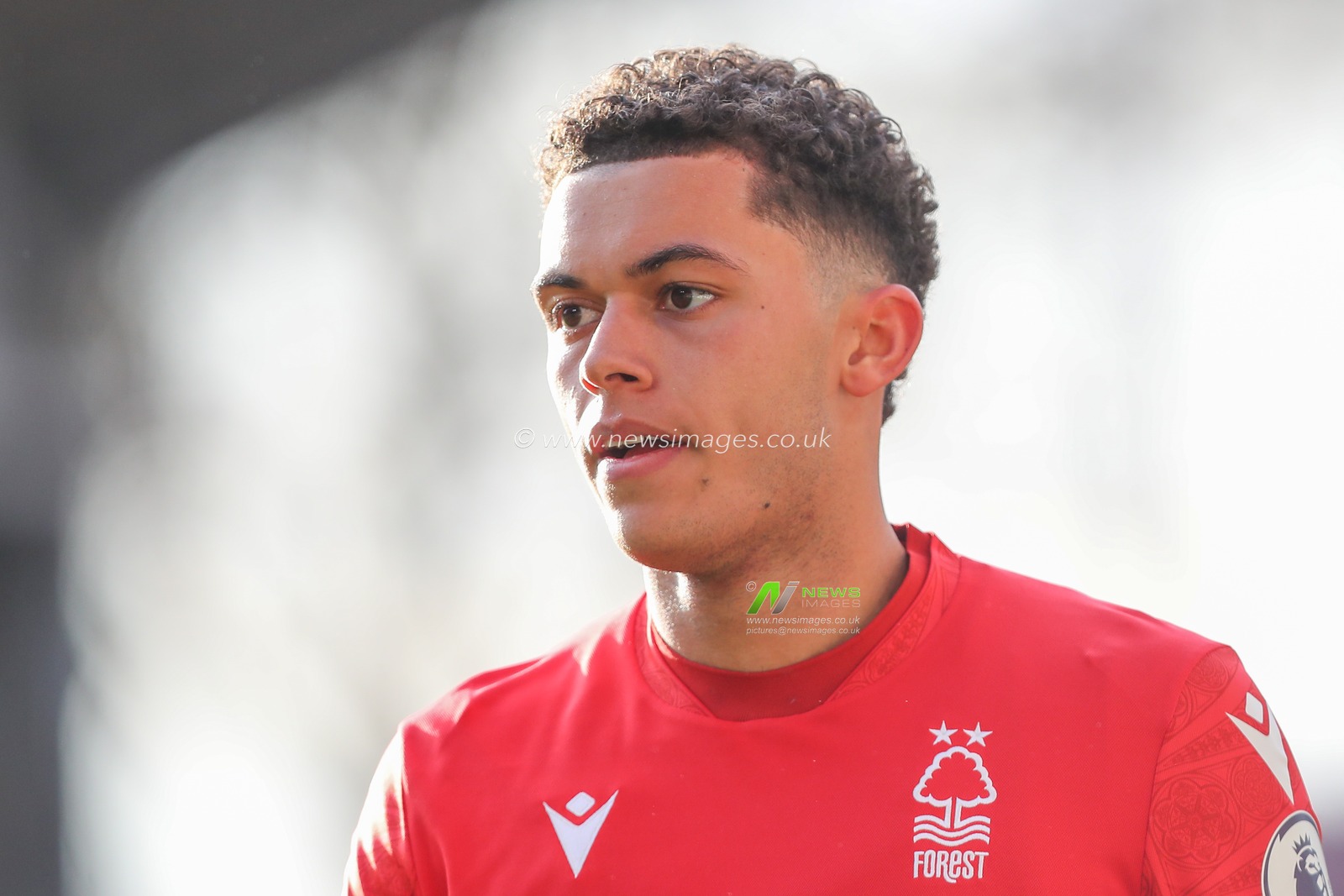 Brennan Johnson #20 of Nottingham Forest during the Premier League match Nottingham Forest vs Leeds United at City Ground, Nottingham, United Kingdom, 5th February 2023

(Photo by Gareth Evans/News Images)