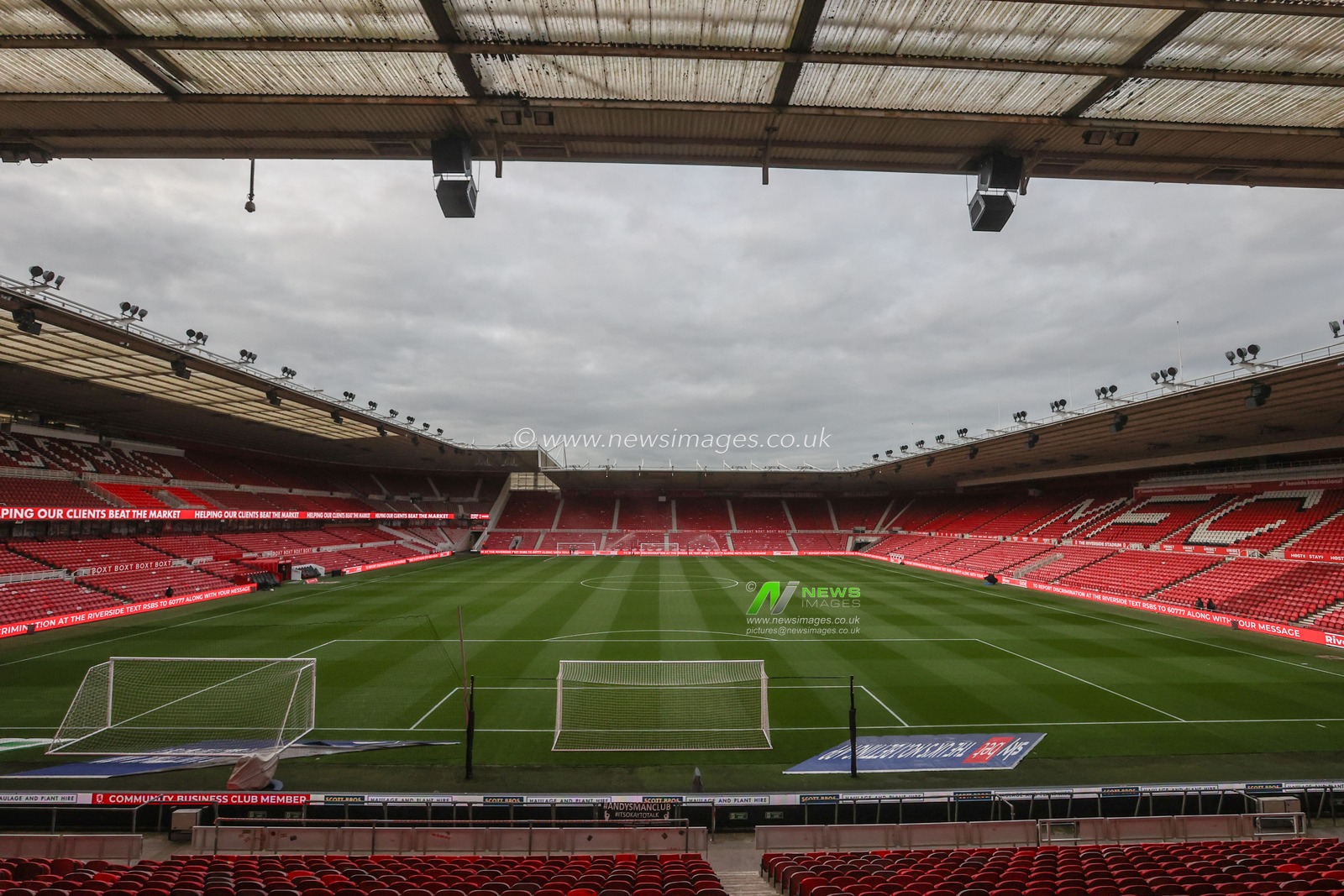 A general view of Riverside Stadium ahead of the Sky Bet Championship match Middlesbrough vs Sheffield United at Riverside Stadium, Middlesbrough, United Kingdom, 23rd October 2024

(Photo by Alfie Cosgrove/News Images)