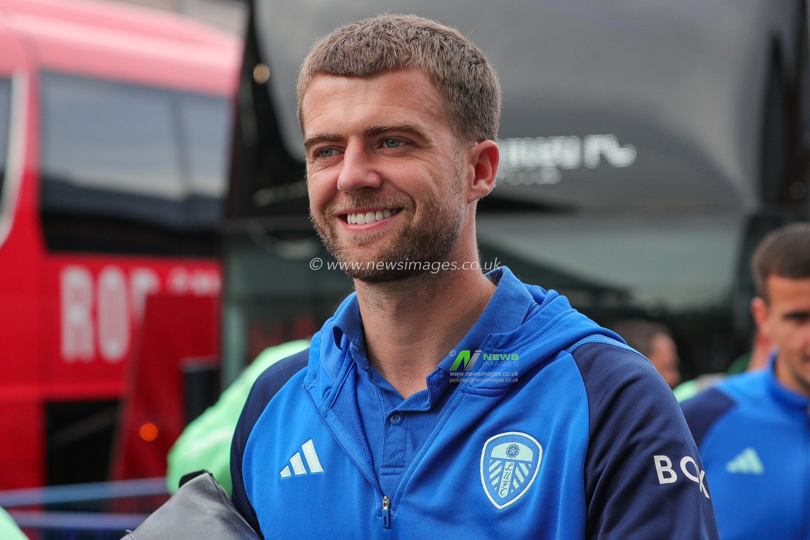 Patrick Bamford #9 of Leeds United arrives at Elland Road Stadium ahead of the Sky Bet Championship match Leeds United vs Bristol City at Elland Road, Leeds, United Kingdom, 7th October 2023

(Photo by James Heaton/News Images)