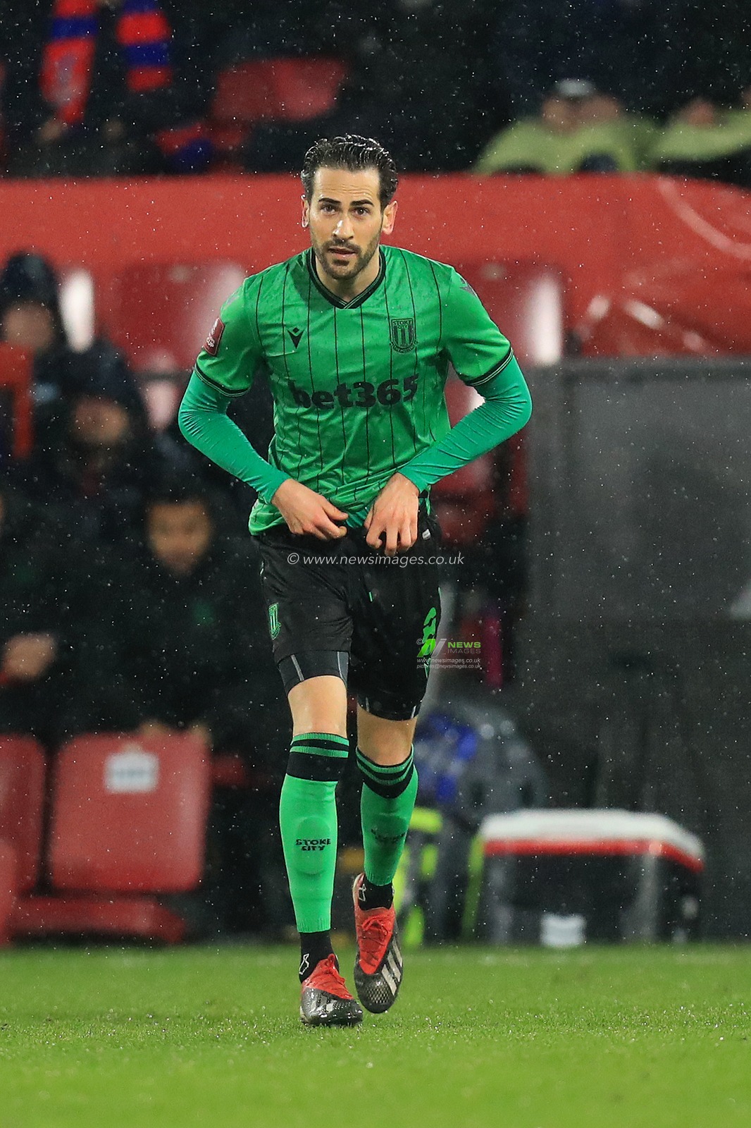Mario Vran?ic #8 of Stoke City.