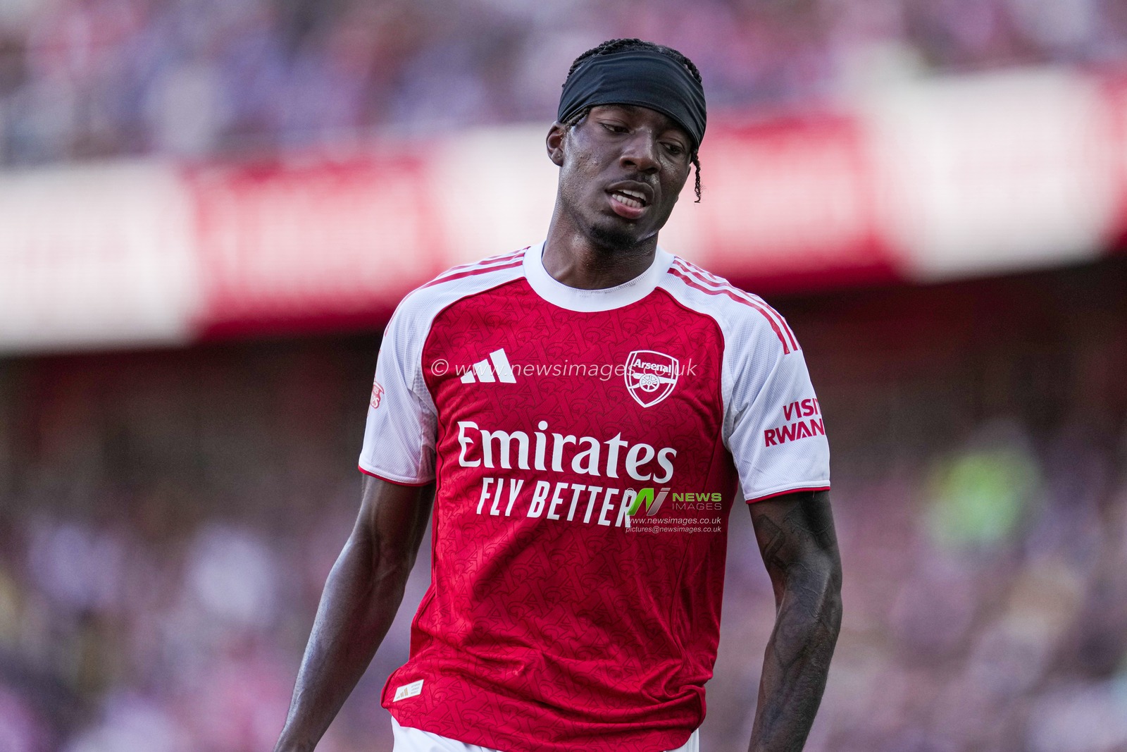 Noni Madueke of Arsenal during the Pre-season friendly match Arsenal vs Athletic Bilbao at Emirates Stadium, London, United Kingdom, 9th August 2025

(Photo by Harvey Murphy/News Images)