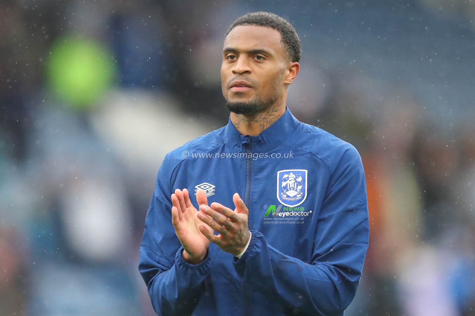 Delano Burgzorg #7 of Huddersfield Town applauds the home fans after the Sky Bet Championship match Huddersfield Town vs Ipswich Town at John Smith's Stadium, Huddersfield, United Kingdom, 30th September 2023

(Photo by Gareth Evans/News Images)