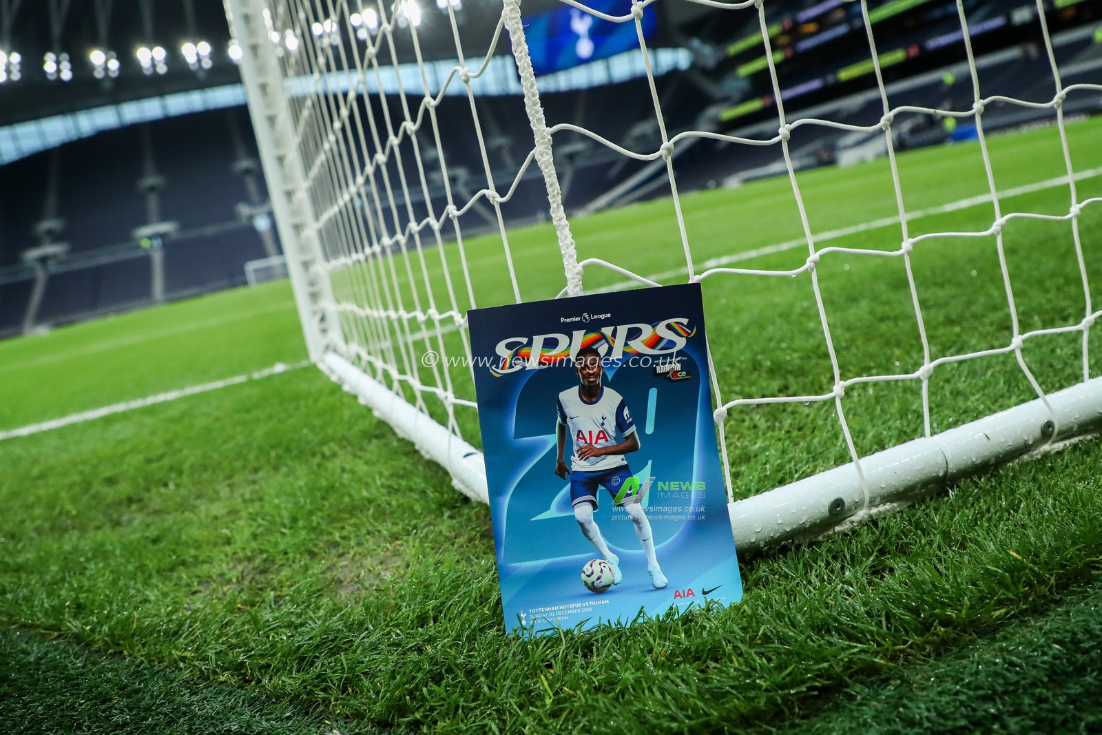 A general view of match day programme prior to the Premier League match Tottenham Hotspur vs Fulham at Tottenham Hotspur Stadium, London, United Kingdom, 1st December 2024

(Photo by Izzy Poles/News Images)