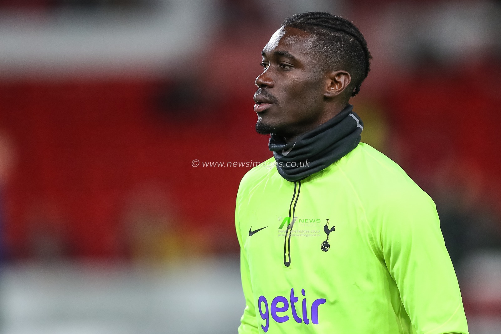 Yves Bissouma #38 of Tottenham Hotspur during the pre-game warm up ahead of during the Carabao Cup Third Round match Nottingham Forest vs Tottenham Hotspur at City Ground, Nottingham, United Kingdom, 9th November 2022

(Photo by Gareth Evans/News Images)