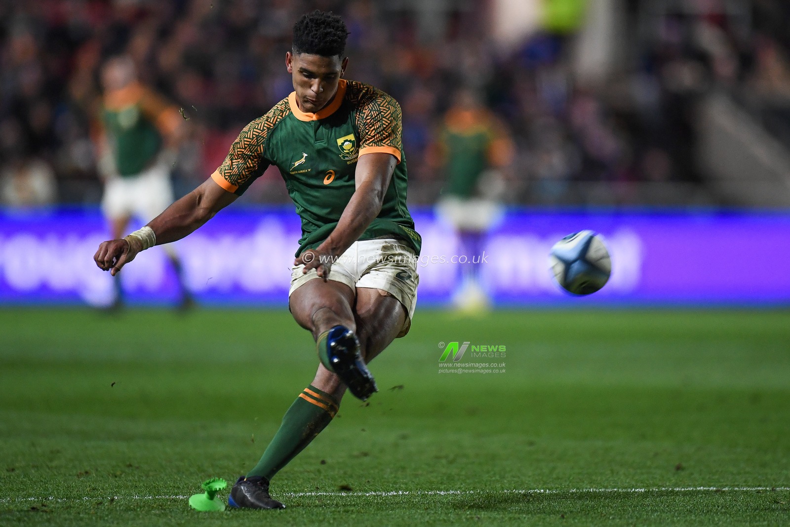Sacha Feinberg-Mngomezulu of South Africa, during the Friendly match Bristol Bears vs South Africa Select XV at Ashton Gate, Bristol, United Kingdom, 17th November 2022

(Photo by Mike Jones/News Images)