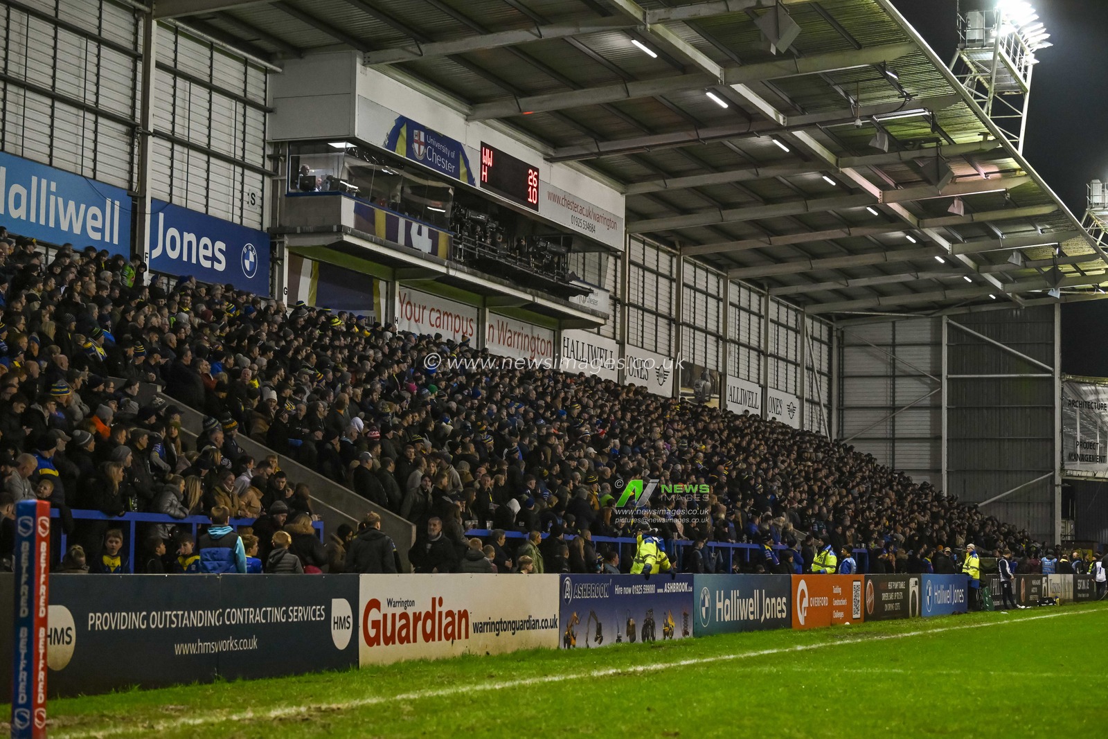 Warrington Wolves Fans during the Betfred Super League Round 2 match Warrington Wolves vs Hull FC at Halliwell Jones Stadium, Warrington, United Kingdom, 23rd February 2024

(Photo by Craig Thomas/News Images)