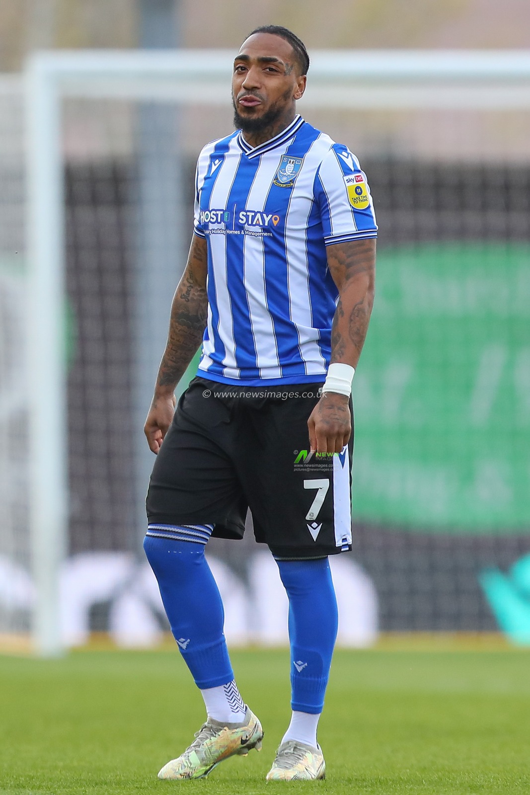 Mallik Wilks #7 of Sheffield Wednesday during the Sky Bet League 1 match Oxford United vs Sheffield Wednesday at Kassam Stadium, Oxford, United Kingdom, 7th April 2023

(Photo by Gareth Evans/News Images)