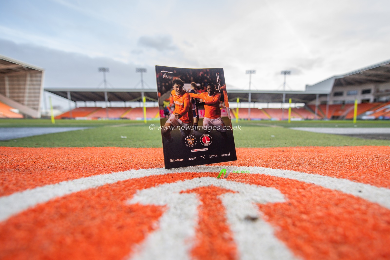 Kyle Joseph of Blackpool on the cover of todays match programme ahead of the Sky Bet League 1 match Blackpool vs Charlton Athletic at Bloomfield Road, Blackpool, United Kingdom, 27th January 2024

(Photo by Craig Thomas/News Images)
