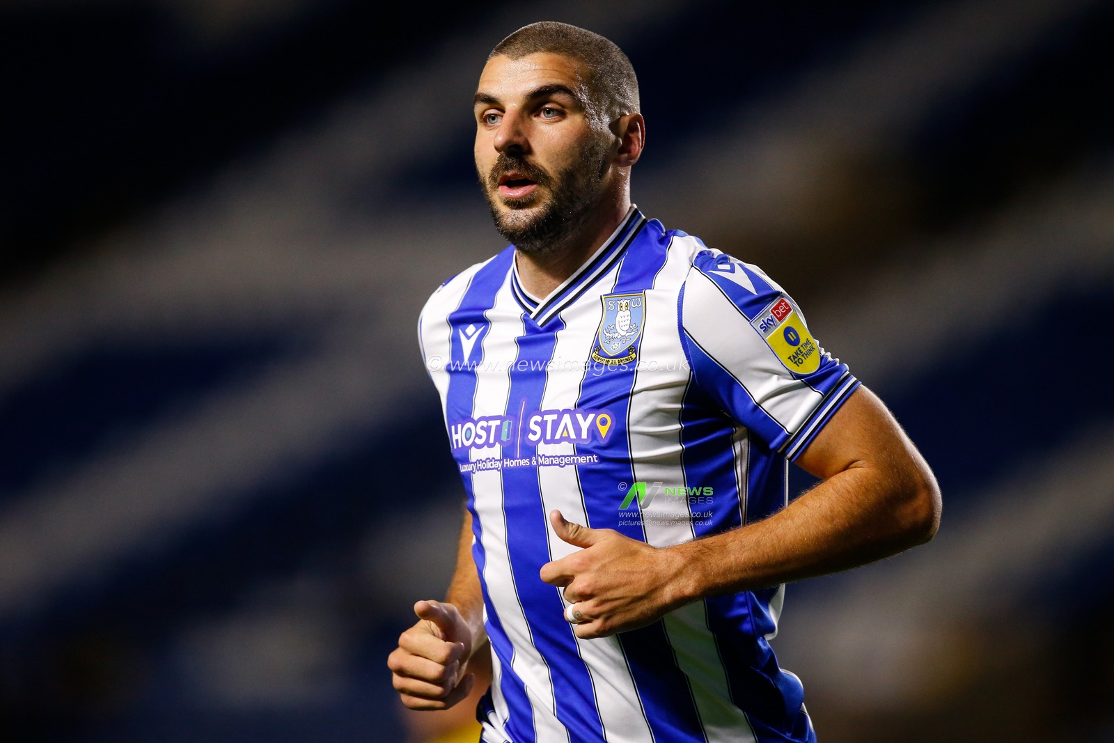 Callum Paterson #13 of Sheffield Wednesday during the Papa John's Trophy match Sheffield Wednesday vs Burton Albion at Hillsborough, Sheffield, United Kingdom, 20th September 2022

(Photo by Ben Early/News Images)