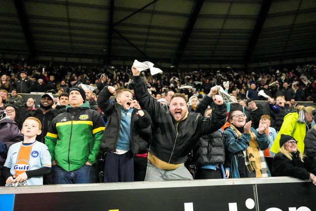 Swansea City fans celebrate during the Sky Bet Championship match Swansea City vs Preston North End at Swansea.com Stadium, Swansea, United Kingdom on 24 February 2026

(Photo by Andrew Lewis/News Images)