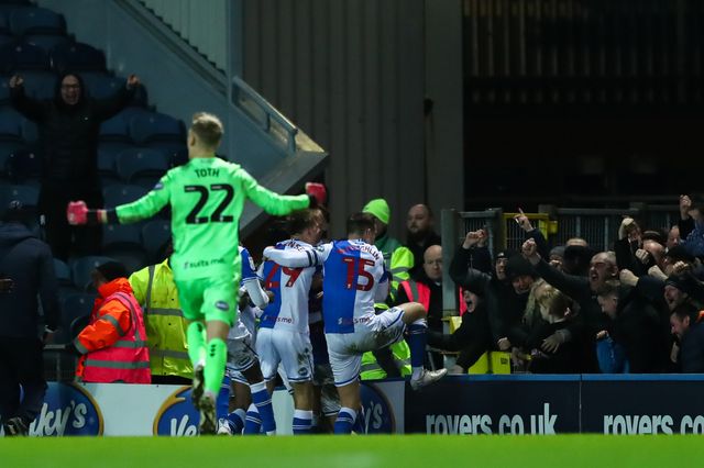 Yuki Ohashi of Blackburn Rovers celebrates after scoring to make it 1-0 during the Sky Bet Championship match Blackburn Rovers vs Preston North End at Ewood Park, Blackburn, United Kingdom on 20 February 2026

(Photo by Jorge Horsted/News Images)