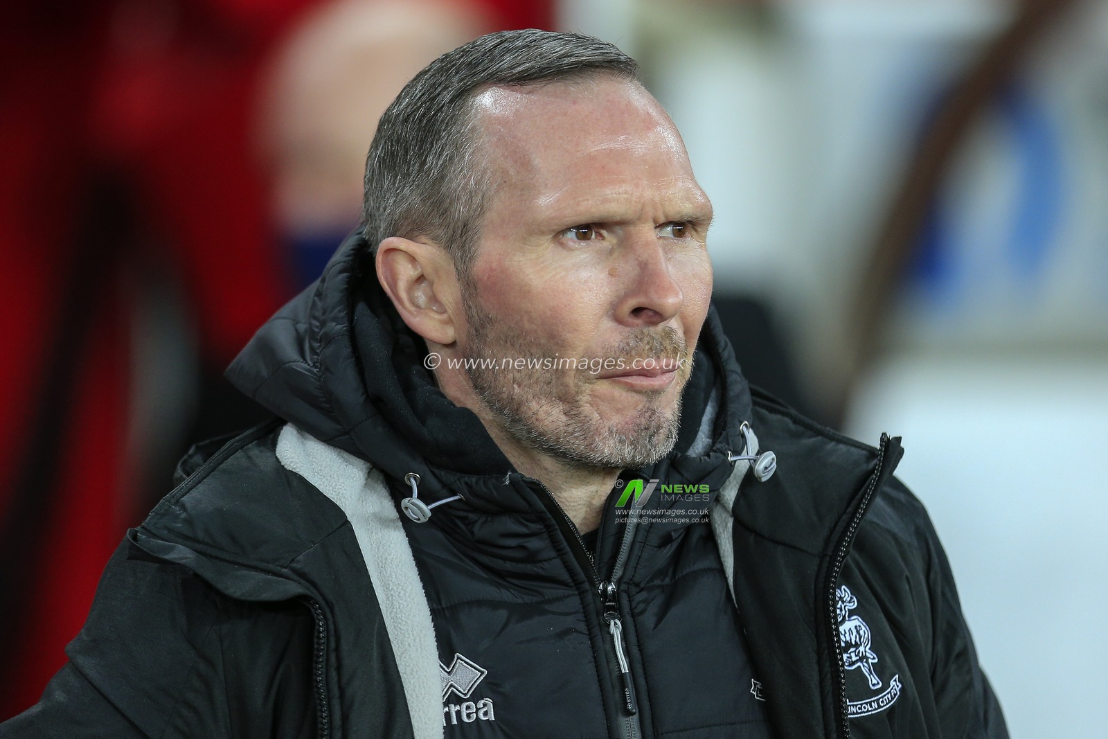 Michael Appleton, Manager of Lincoln City, before the game
