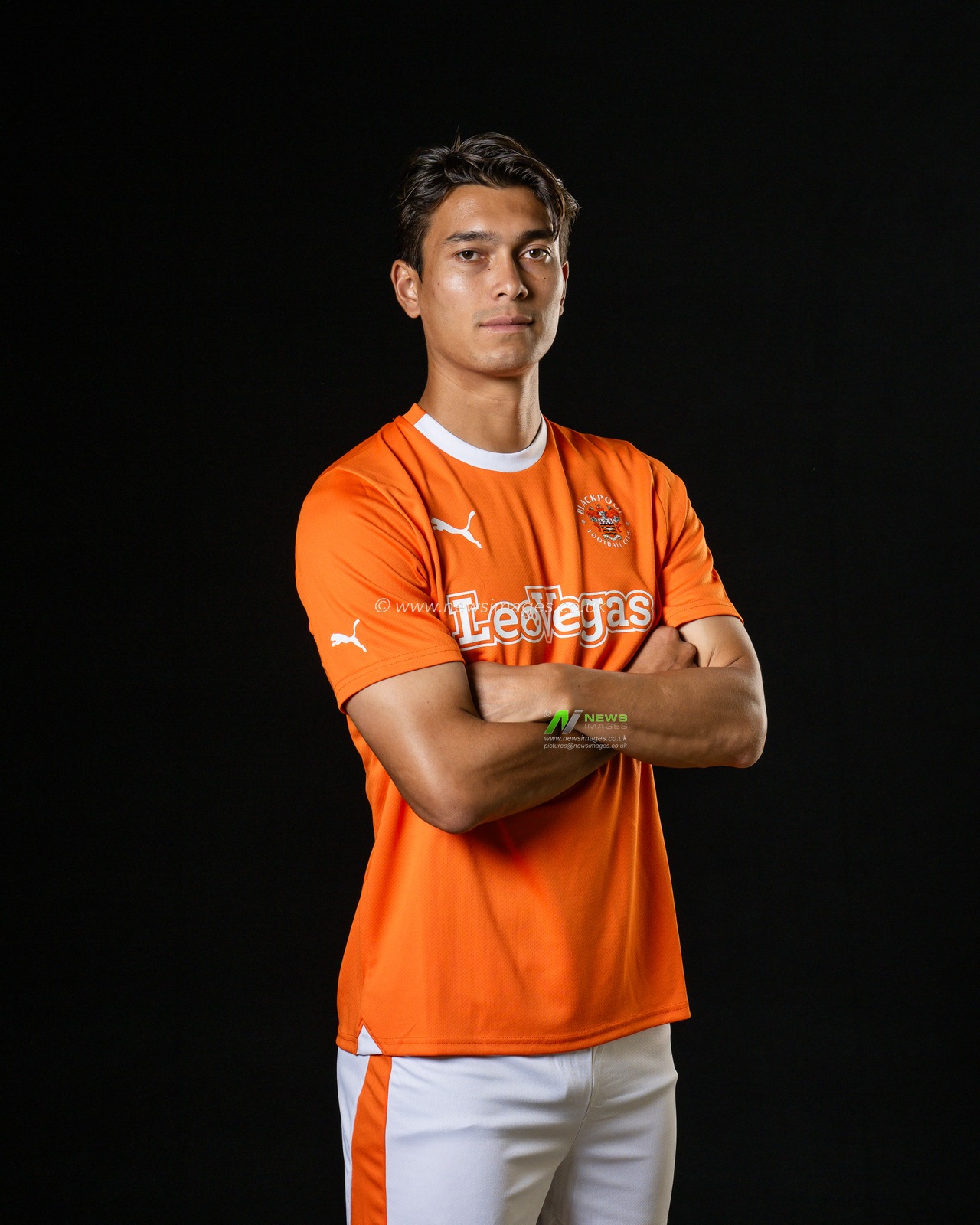 Blackpool Squad Headshots at Bloomfield Road, Blackpool, United Kingdom, 27th July 2023

(Photo by Craig Thomas/News Images)