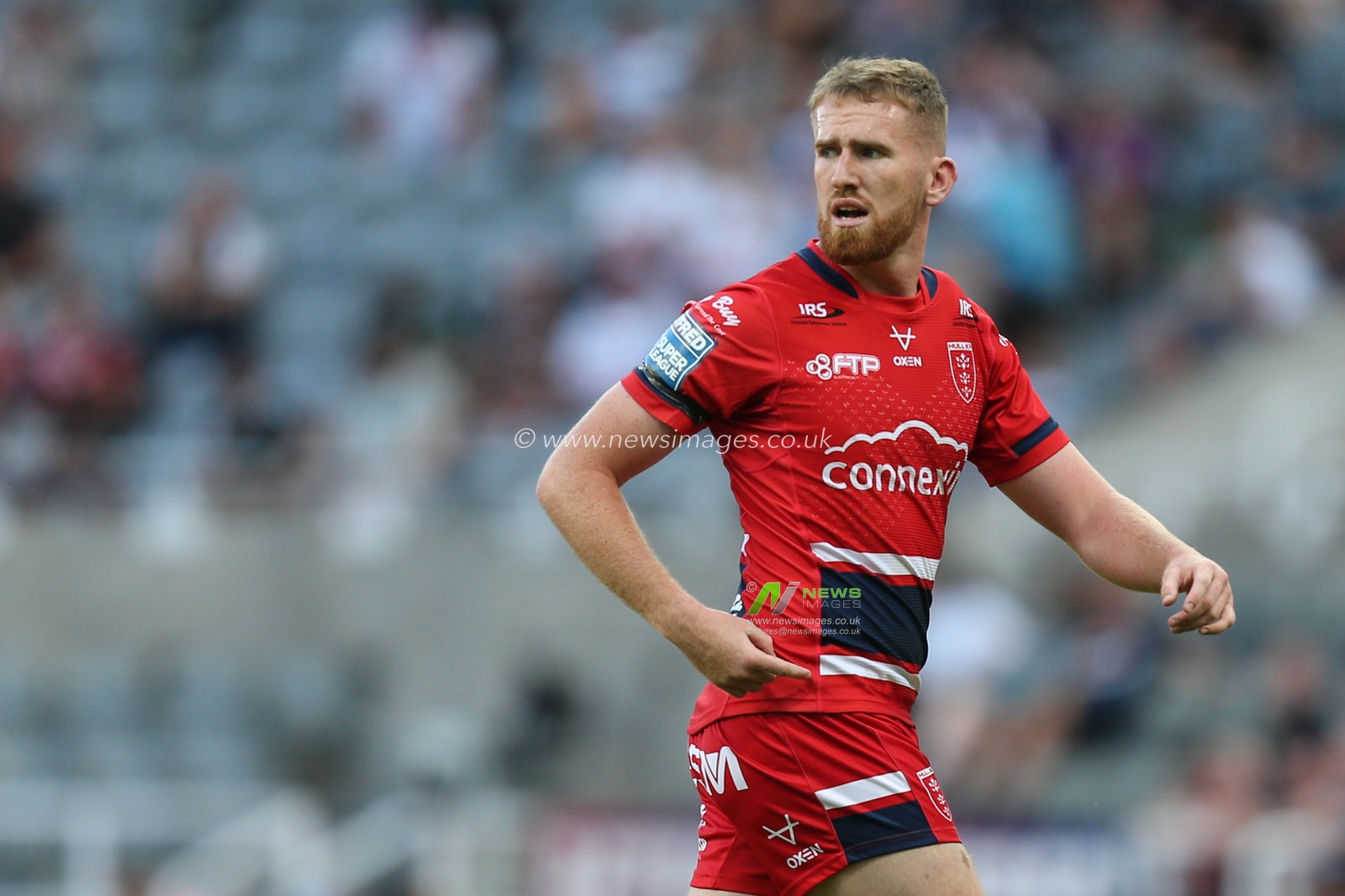 Rowan Milnes #21 of Hull KR during the game