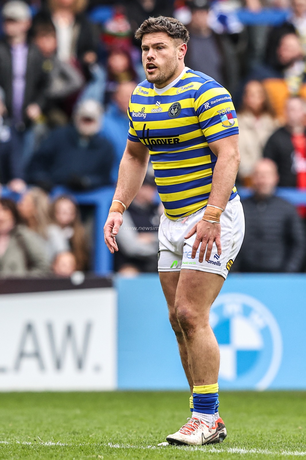 Joe Philbin of Warrington Wolves during the Betfred Super League round 7 match Warrington Wolves vs Leigh Leopards at The Halliwell Jones Stadium, Warrington, United Kingdom on 04 April 2026

(Photo by Alfie Cosgrove/News Images)