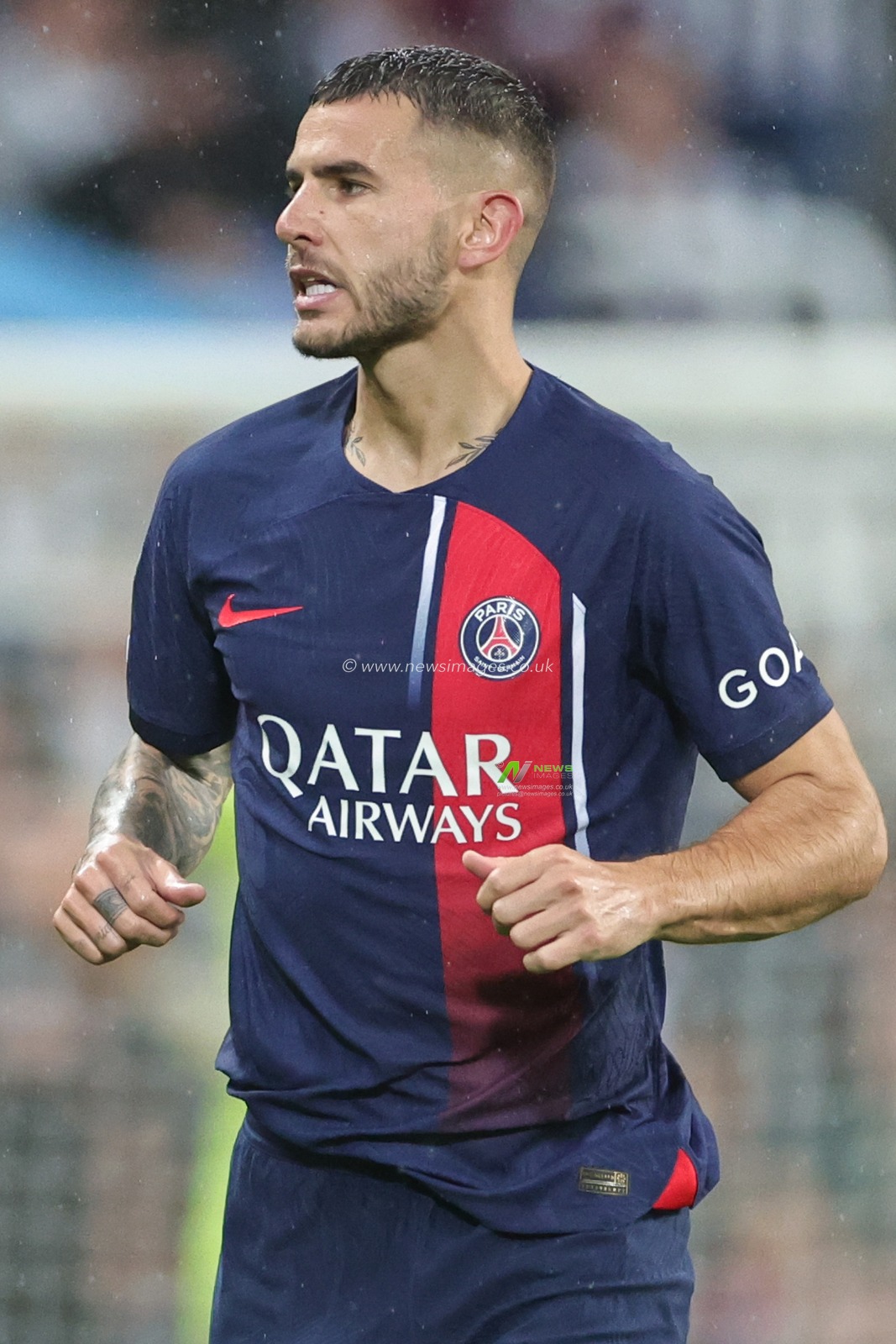 Lucas HernÃ¡ndez #21 of Paris Saint-Germain during the UEFA Champions League match Newcastle United vs Paris Saint-Germain at St. James's Park, Newcastle, United Kingdom, 4th October 2023

(Photo by Mark Cosgrove/News Images)