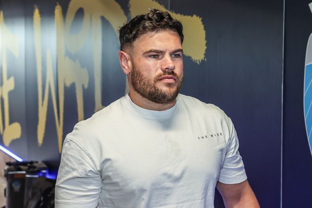 Joe Philbin of Warrington Wolves arrives during the Betfred Super League Round 22 match Warrington Wolves vs Catalans Dragons at Halliwell Jones Stadium, Warrington, United Kingdom, 14th August 2025

(Photo by Alfie Cosgrove/News Images)