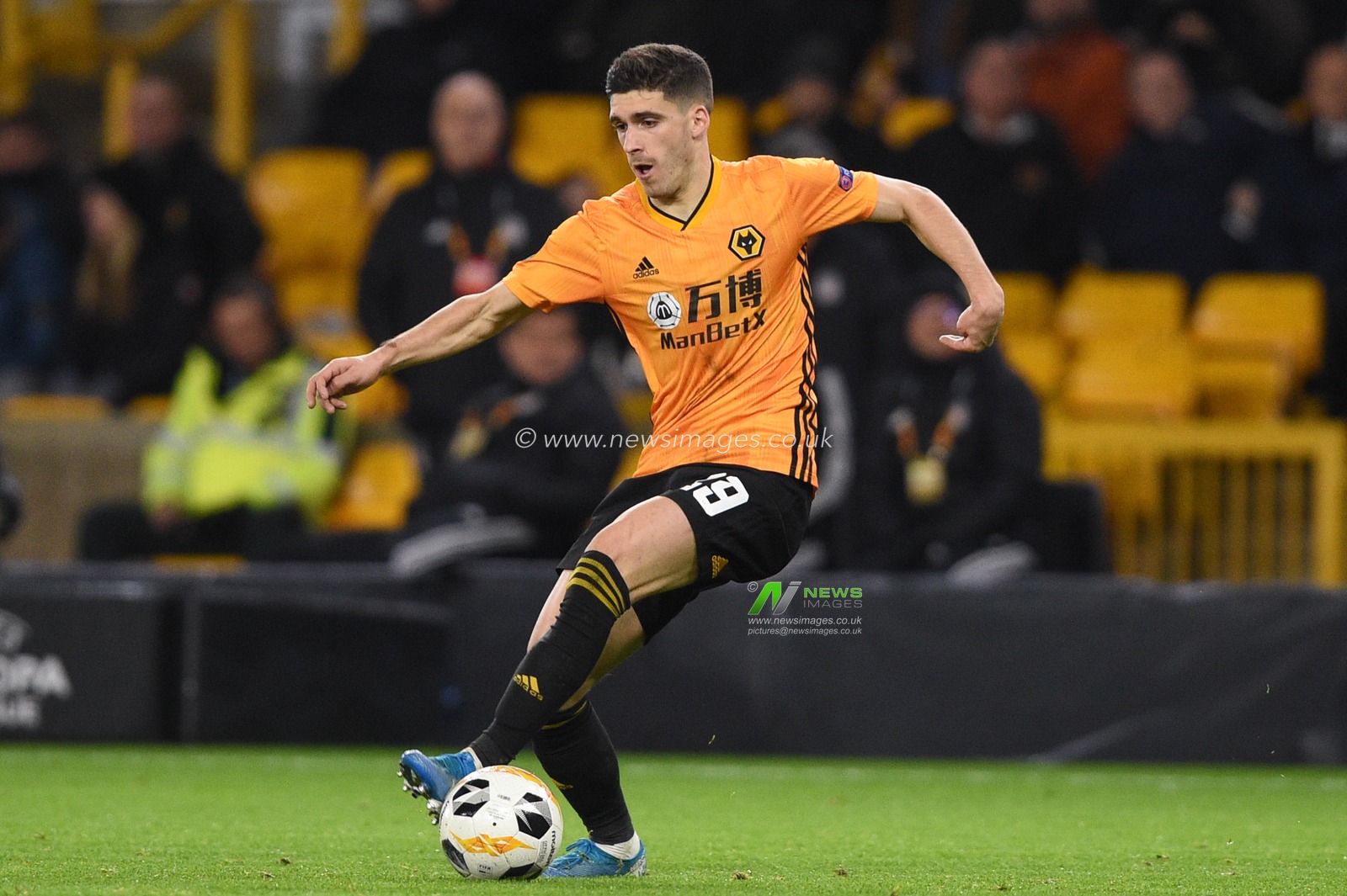 12th December 2019, Molineux, Wolverhampton, England; UEFA Europa League, Wolverhampton Wanderers v Besiktas : Ruben Vinagre (29) of Wolverhampton Wanderers in action during the game

Credit: Richard Long/News Images
