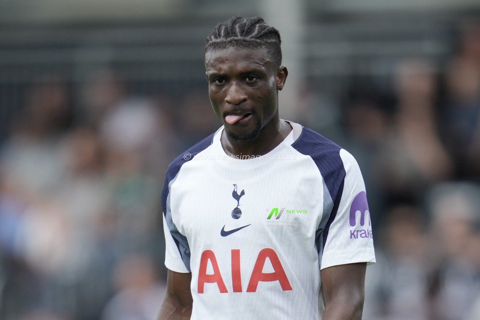 Mohammed Kudus of Tottenham Hotspur during the Pre-season friendly match Luton Town vs Tottenham Hotspur at Kenilworth Road, Luton, United Kingdom, 26th July 2025

(Photo by Harvey Murphy/News Images)