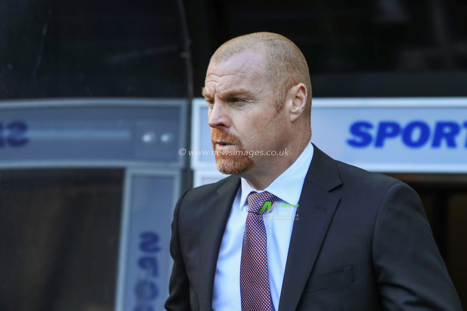 29th February 2020, St. James's Park, Newcastle, England; Premier League, Newcastle United v Burnley : Sean Dyche manager of Burnley arrives at St Jamesâ€™s Park ahead of this afternoons kick-off