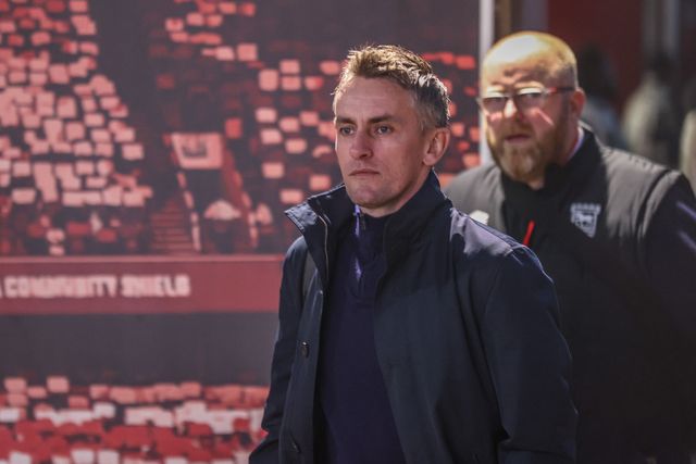 Kieran McKenna manager of Ipswich Town arrives during the Emirates FA Cup 5th Round match Nottingham Forest vs Ipswich Town at City Ground, Nottingham, United Kingdom, 3rd March 2025

(Photo by Alfie Cosgrove/News Images)