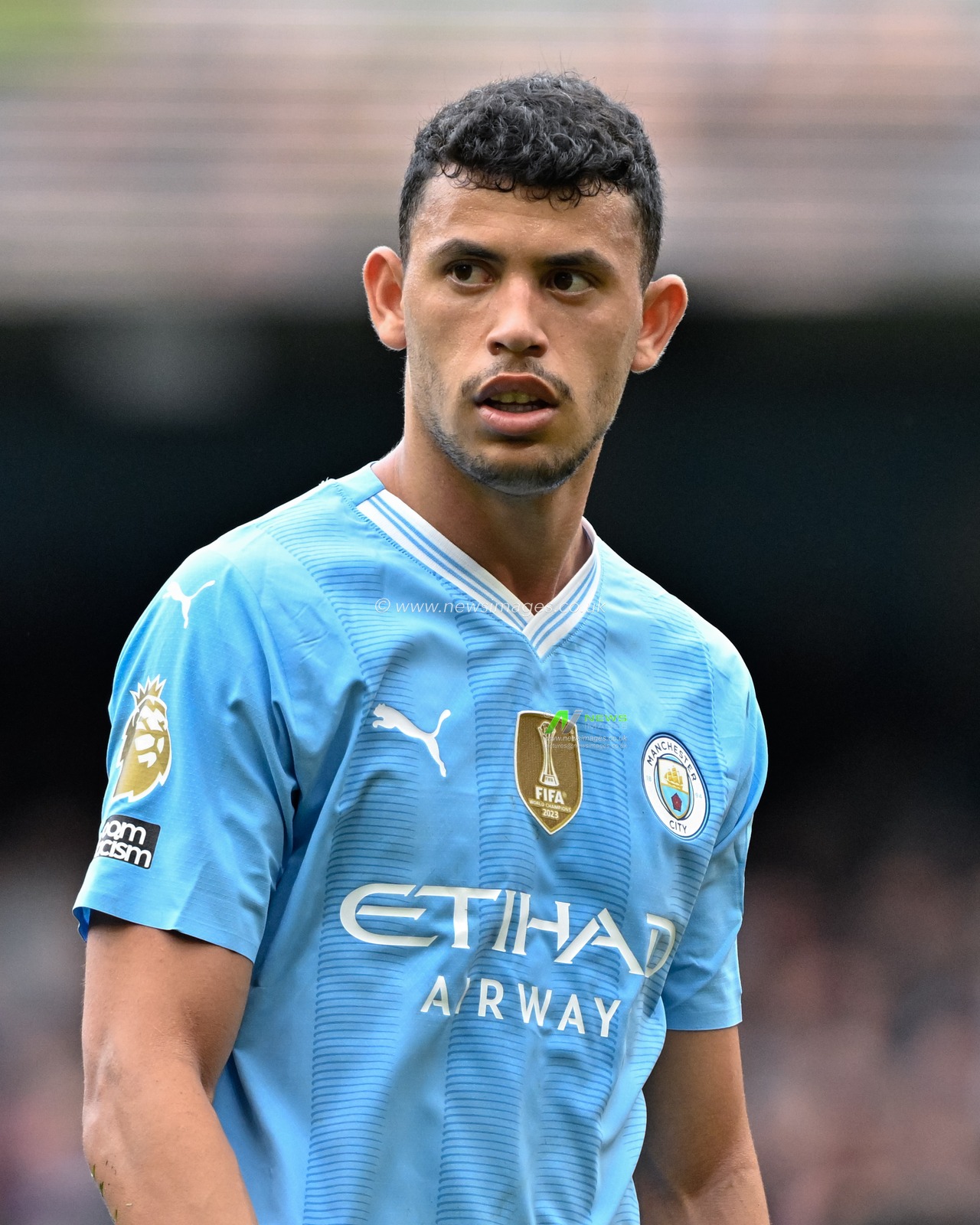 Matheus Nunes of Manchester City, during the Premier League match Manchester City vs Luton Town at Etihad Stadium, Manchester, United Kingdom, 13th April 2024

(Photo by Cody Froggatt/News Images)