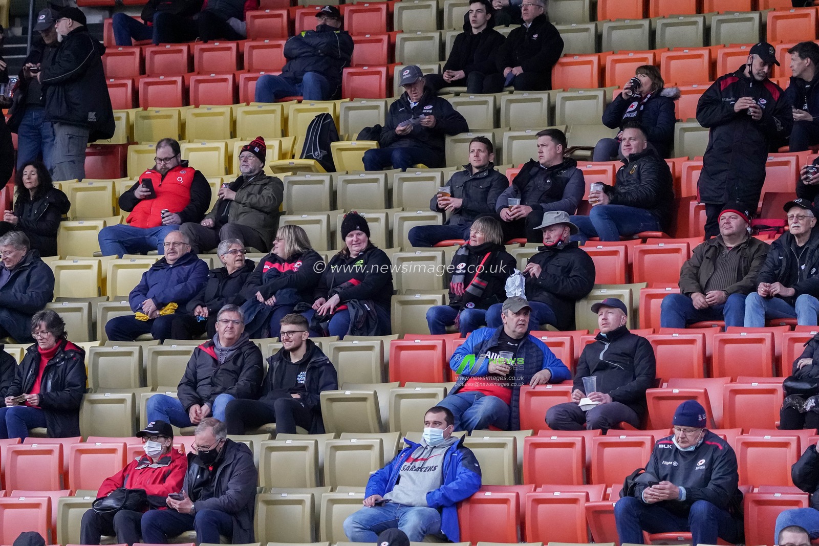 Fans enjoys being back to watch rugby