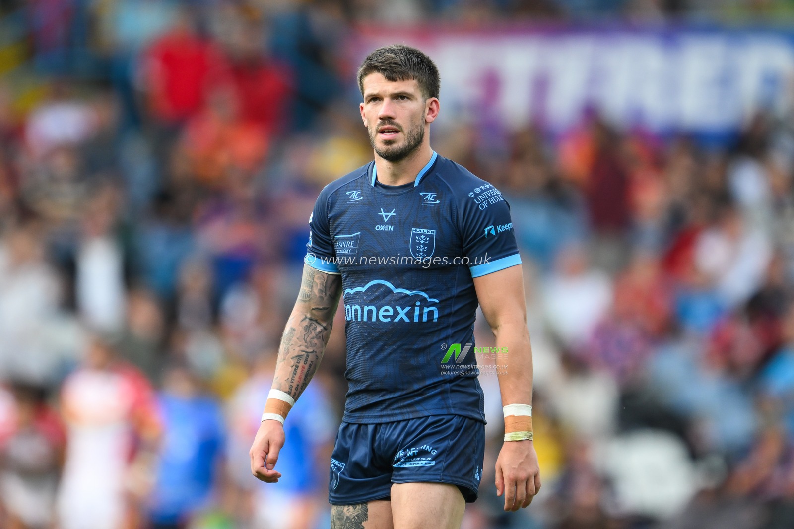 Oliver Gildart of Hull KR during the Magic Weekend match Catalans Dragons vs Hull KR at Elland Road, Leeds, United Kingdom, 18th August 2024

(Photo by Craig Thomas/News Images)