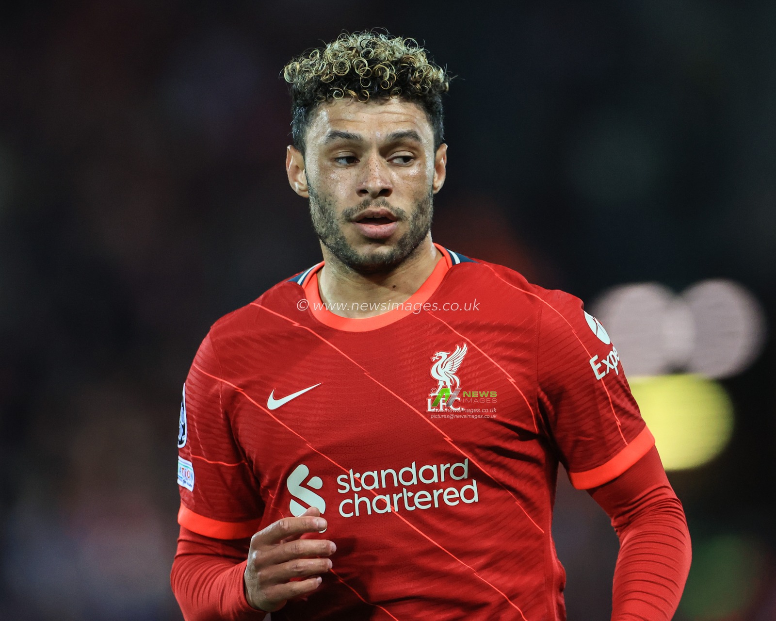 Alex Oxlade-Chamberlain #15 of Liverpool during the game