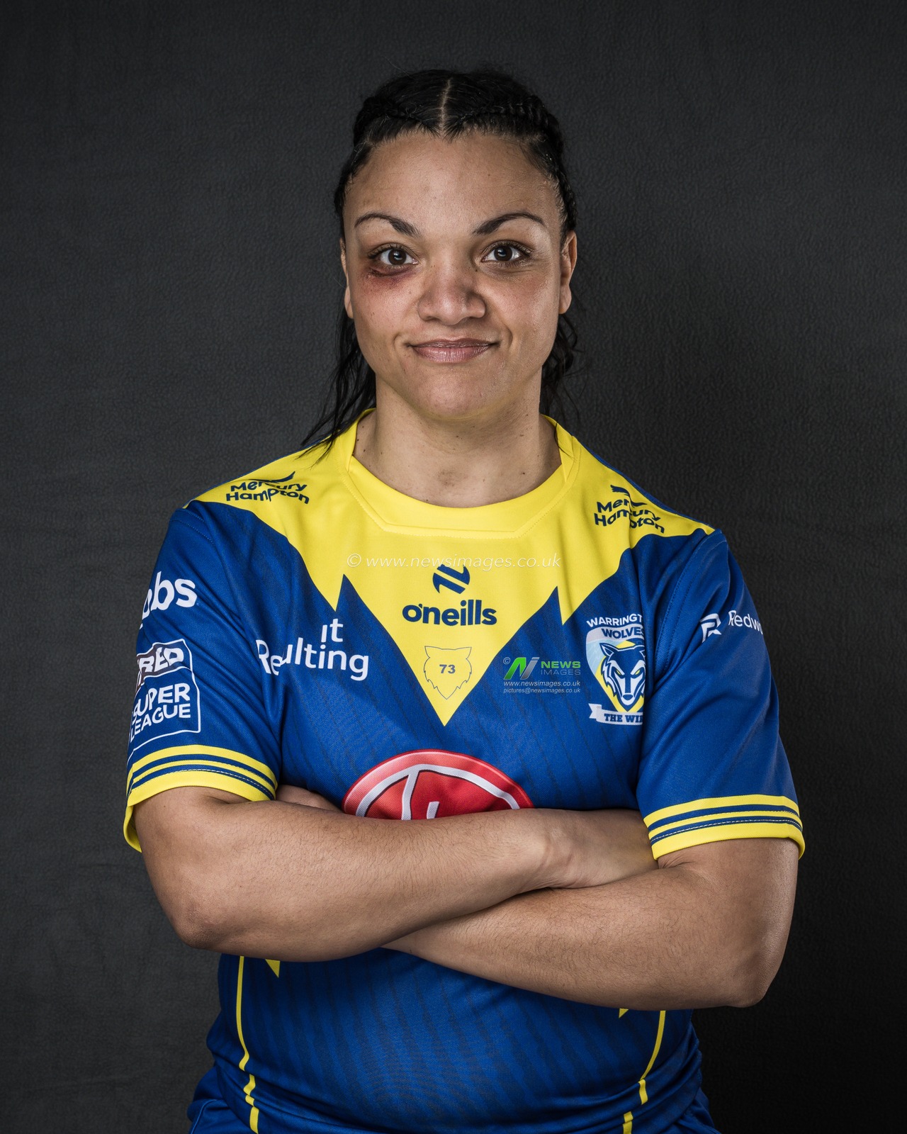Warrington Wolves Women Headshots at Halliwell Jones Stadium, Warrington, United Kingdom, 5th March 2024

(Photo by Craig Thomas/News Images)