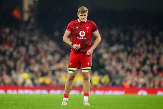 Taine Plumtree of Wales during the Quilter Nations Series 2025 match Wales vs New Zealand at Principality Stadium, Cardiff, United Kingdom, 22nd November 2025

(Photo by Andrew Lewis/News Images)

*** GER AUT SUI OUT ***