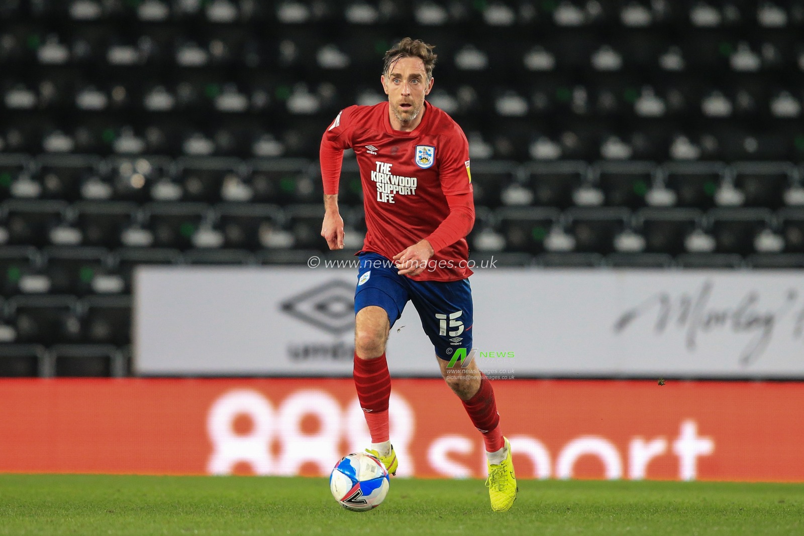 Richard Keogh #15 of Huddersfield Town in action during the game