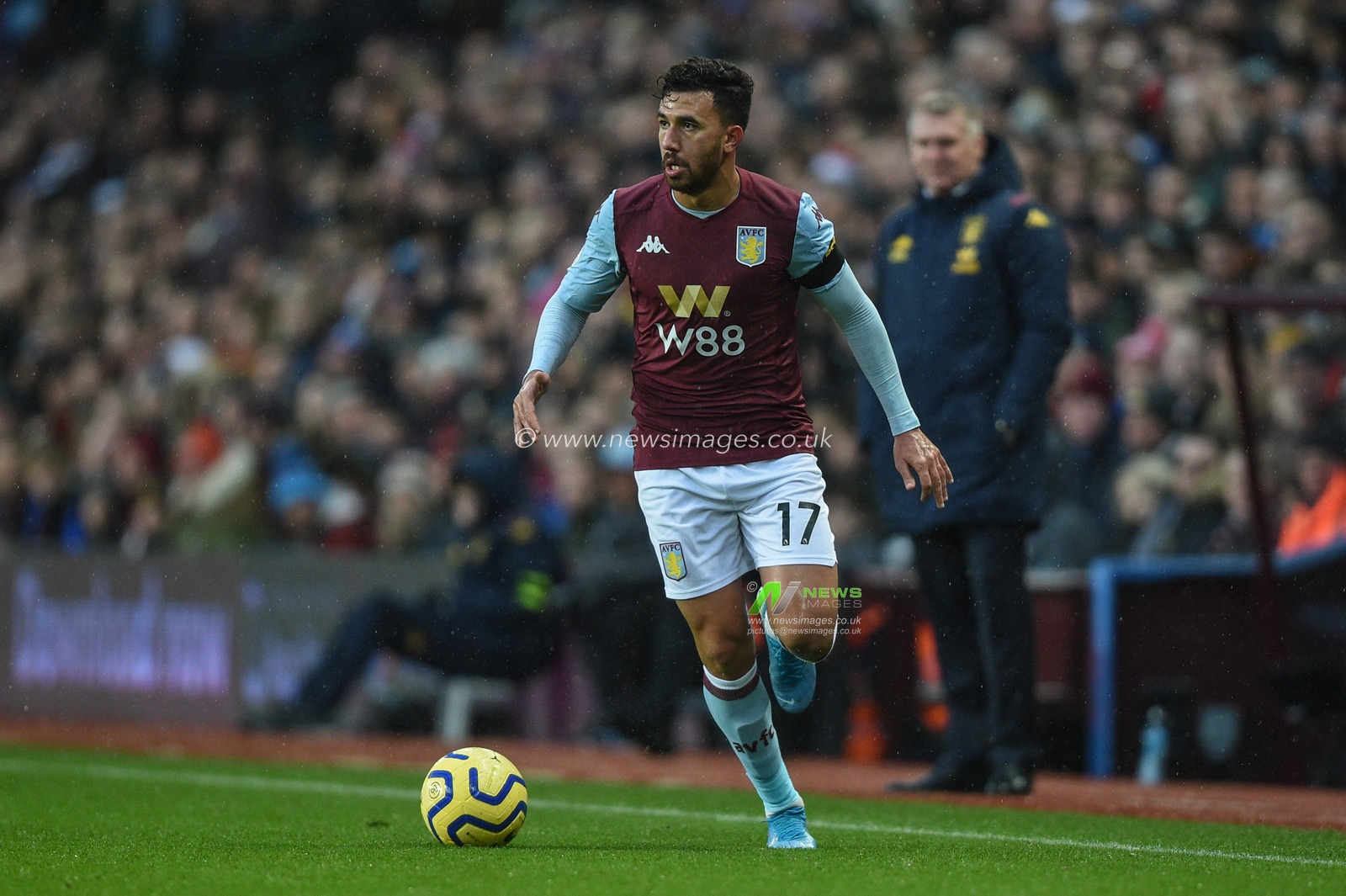 26th December 2019, Villa Park, Birmingham, England; Premier League, Aston Villa v Norwich City : Mahmoud Hassan (17) of Aston Villa in action during the game

Credit: Richard Long/News Images