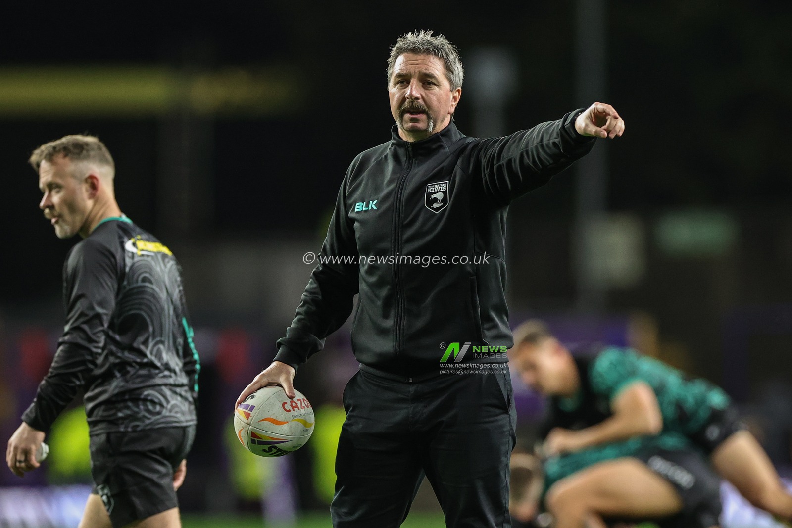 Steve Price of the New Zealand coaching staff during the Rugby League World Cup 2021 Group C match New Zealand vs Ireland at Headingley Stadium, Leeds, United Kingdom, 28th October 2022

(Photo by Mark Cosgrove/News Images)