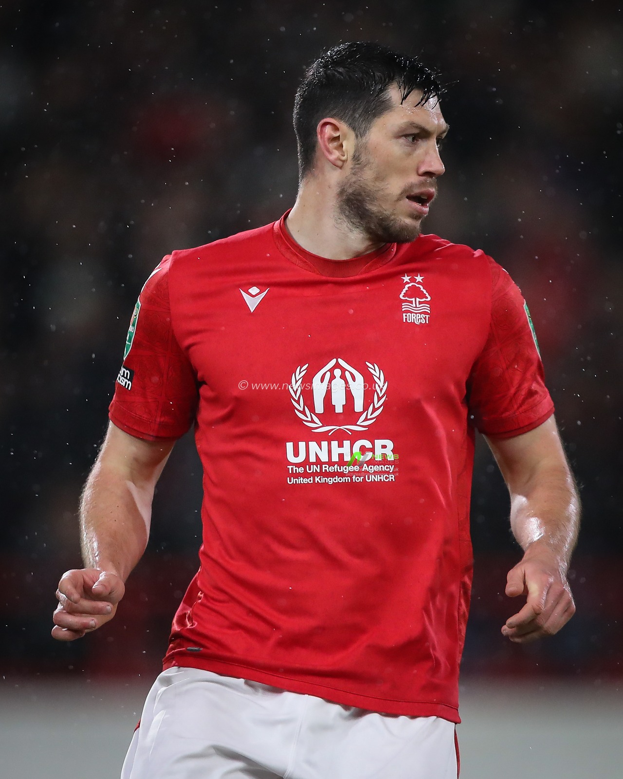 Scott McKenna #26 of Nottingham Forest during the Carabao Cup Quarter Final match Nottingham Forest vs Wolverhampton Wanderers at City Ground, Nottingham, United Kingdom, 11th January 2023

(Photo by Gareth Evans/News Images)