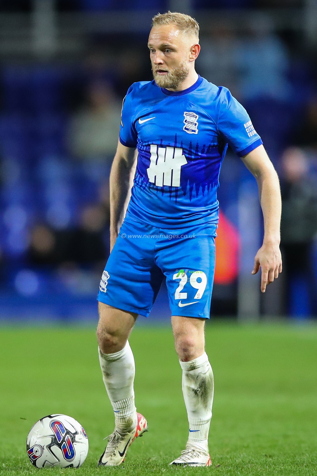 Alex Pritchard of Birmingham City in action during the Sky Bet Championship match Birmingham City vs Middlesbrough at St Andrews, Birmingham, United Kingdom, 12th March 2024

(Photo by Gareth Evans/News Images)