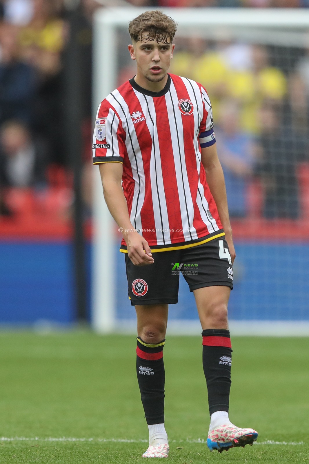 Oliver Arblaster of Sheffield United during the Sky Bet Championship match Sheffield United vs Watford at Bramall Lane, Sheffield, United Kingdom, 1st September 2024

(Photo by Alfie Cosgrove/News Images)