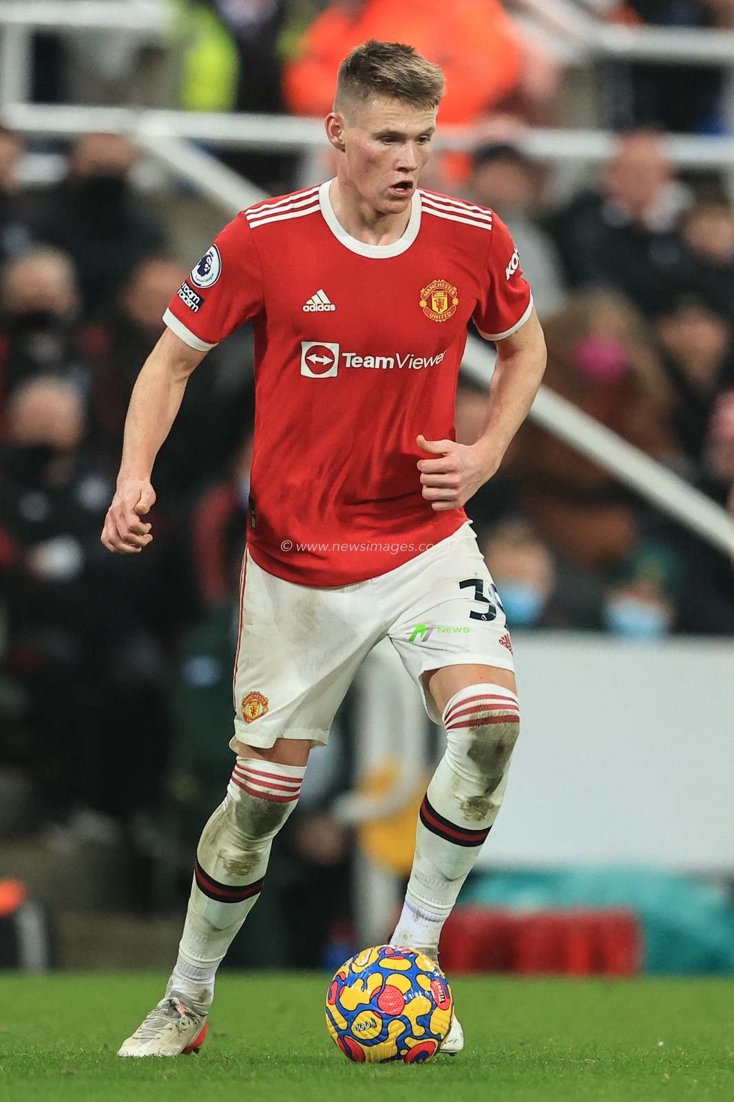 Scott McTominay #39 of Manchester United in action during the game