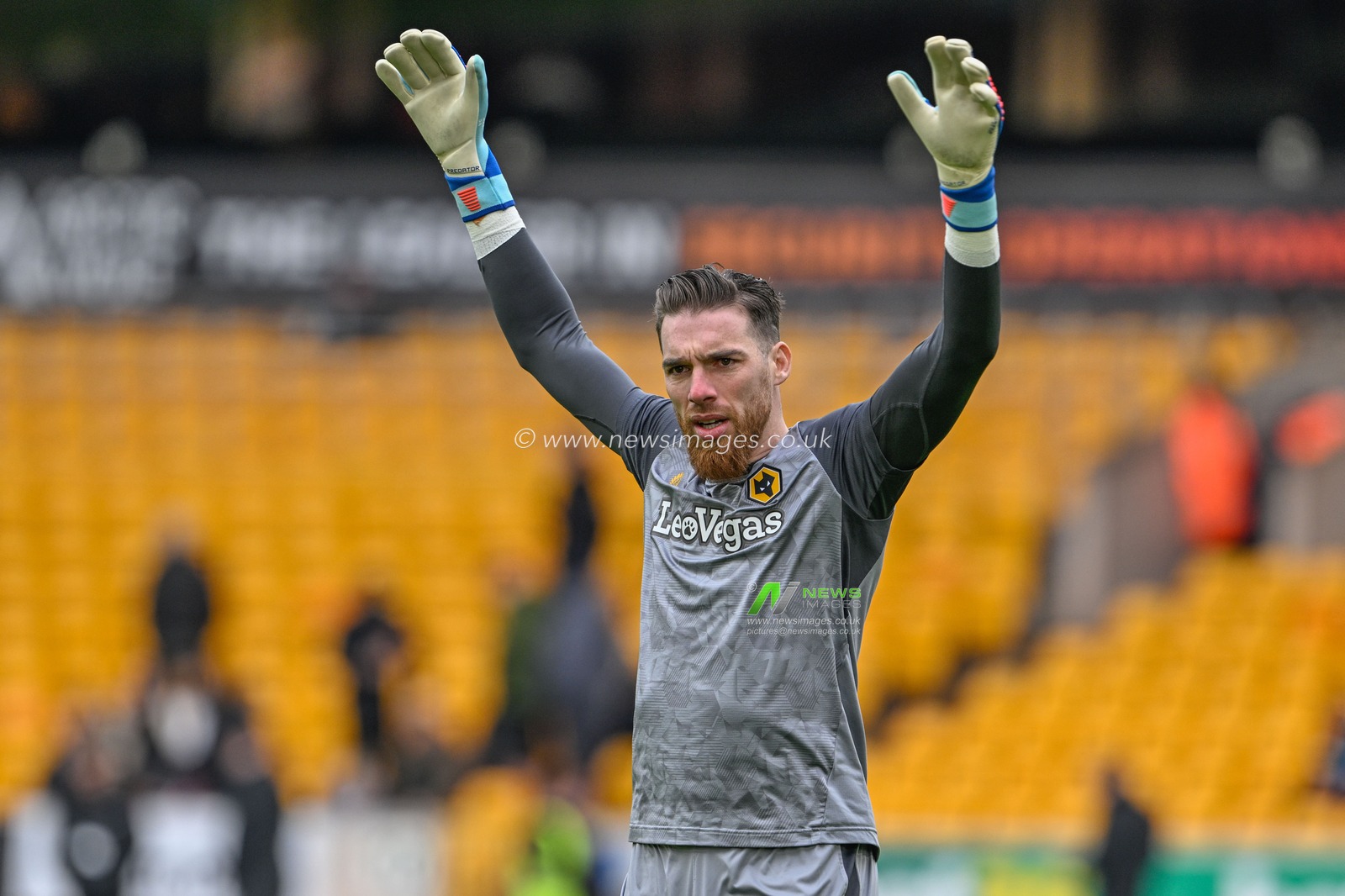 JosÃ© SÃ¡ of Wolverhampton Wanderers in the pregame warmup session during the Premier League match Wolverhampton Wanderers vs Sheffield United at Molineux, Wolverhampton, United Kingdom, 25th February 2024

(Photo by Cody Froggatt/News Images)