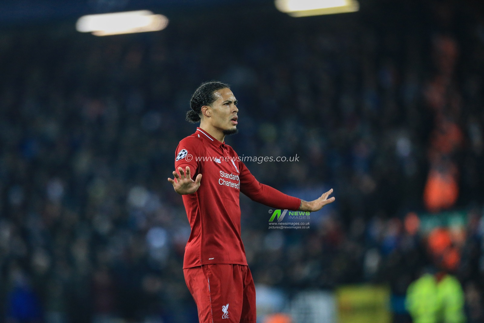 11th December 2018, Anfield, Liverpool, England; UEFA Champions League, Liverpool v Napoli ; Virgil van Dijk (04) of Liverpool 


  Credit: Mark Cosgrove/News Images