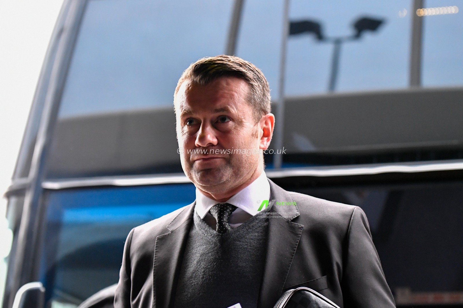 7th December 2019, Ewood Park, Blackburn, England; Sky Bet Championship, Blackburn Rovers v Derby County : Derby County goalkeeping coach, Shay Given, arrives at Ewood Park

Credit: Simon Whitehead/News Images