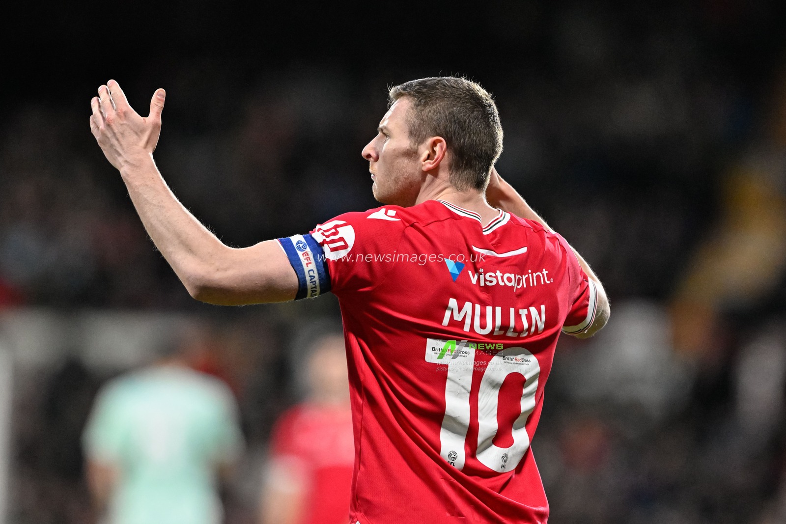 Paul Mullin of Wrexham reacts, during the Sky Bet League 2 match Wrexham vs Crawley Town at SToK Cae Ras, Wrexham, United Kingdom, 9th April 2024

(Photo by Cody Froggatt/News Images)