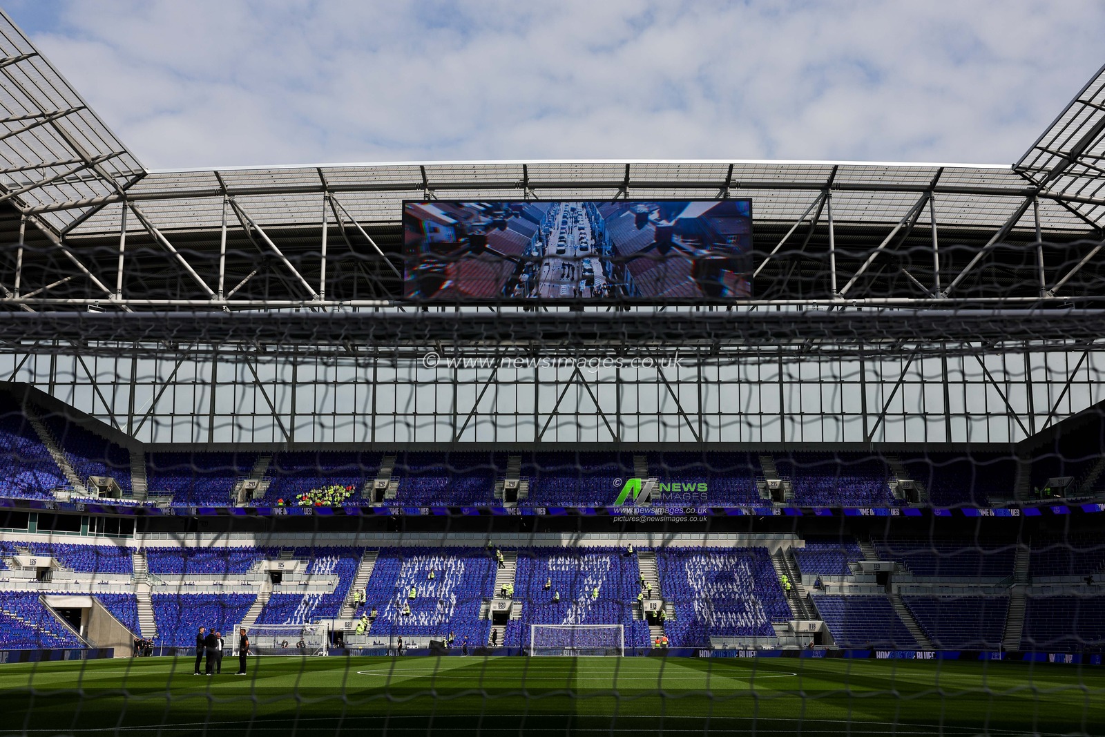 A general view of Hill Dickinson Stadium prior to the Premier League match Everton vs Brighton and Hove Albion at Hill Dickinson Stadium, Liverpool, United Kingdom, 24th August 2025

(Photo by Mark Cosgrove/News Images)