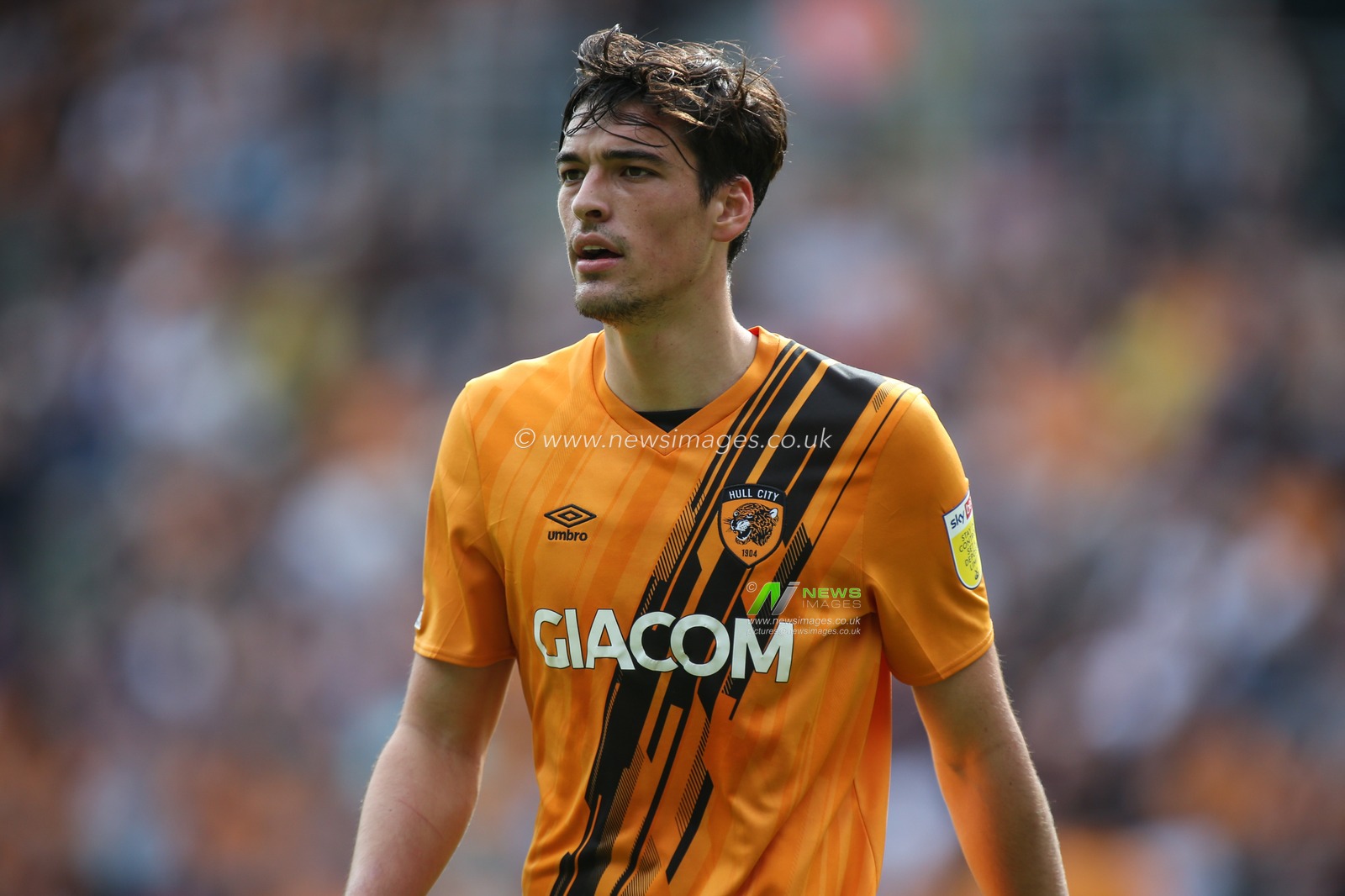 Jacob Greaves #4 of Hull City during the game