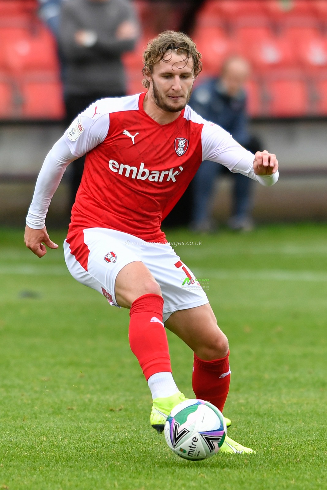 Kieran Sadlier (17) of Rotherham United in action during the game