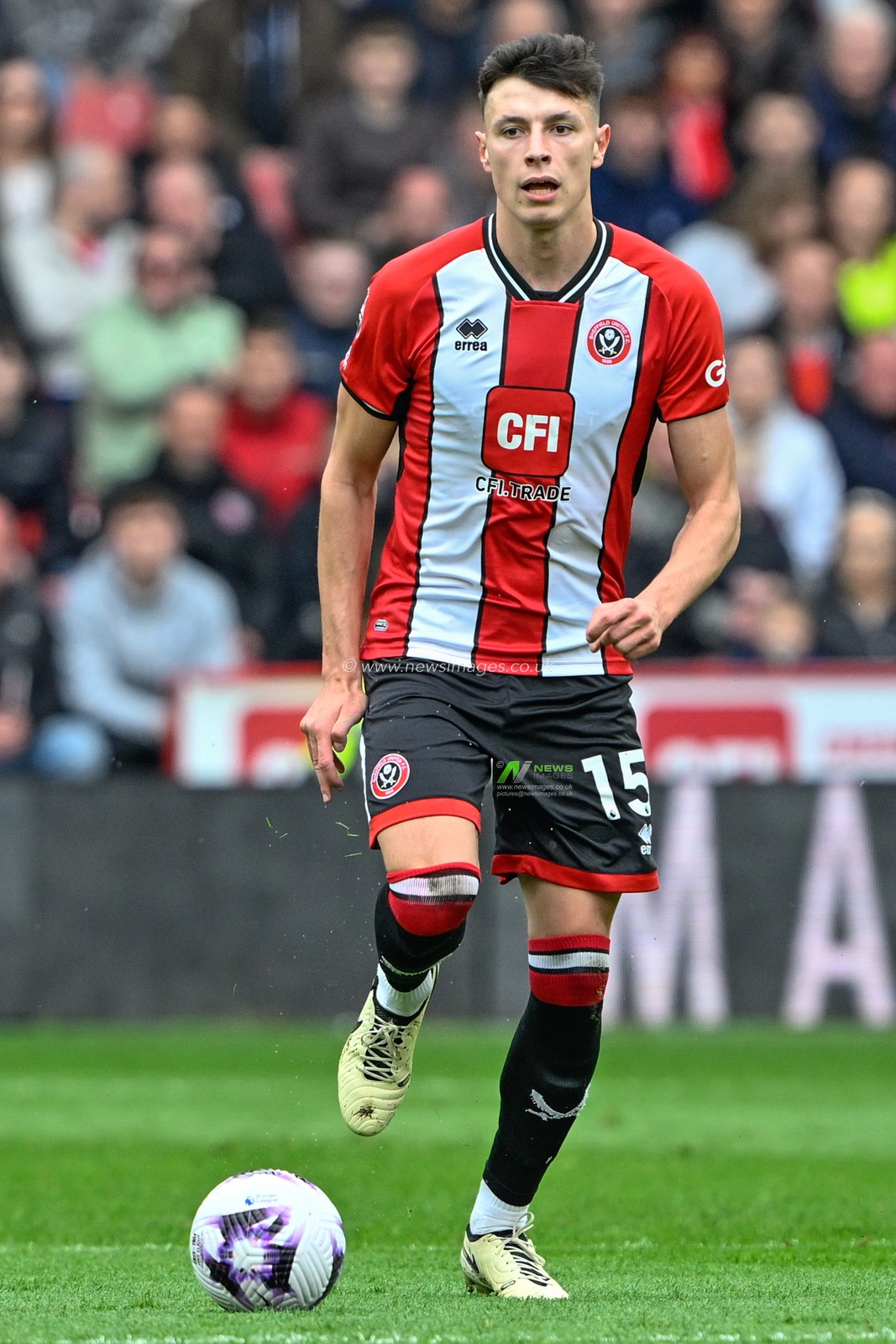 Anel AhmedhodÅ¾iÄ‡ of Sheffield United during the Premier League match Sheffield United vs Nottingham Forest at Bramall Lane, Sheffield, United Kingdom, 4th May 2024

(Photo by Cody Froggatt/News Images)