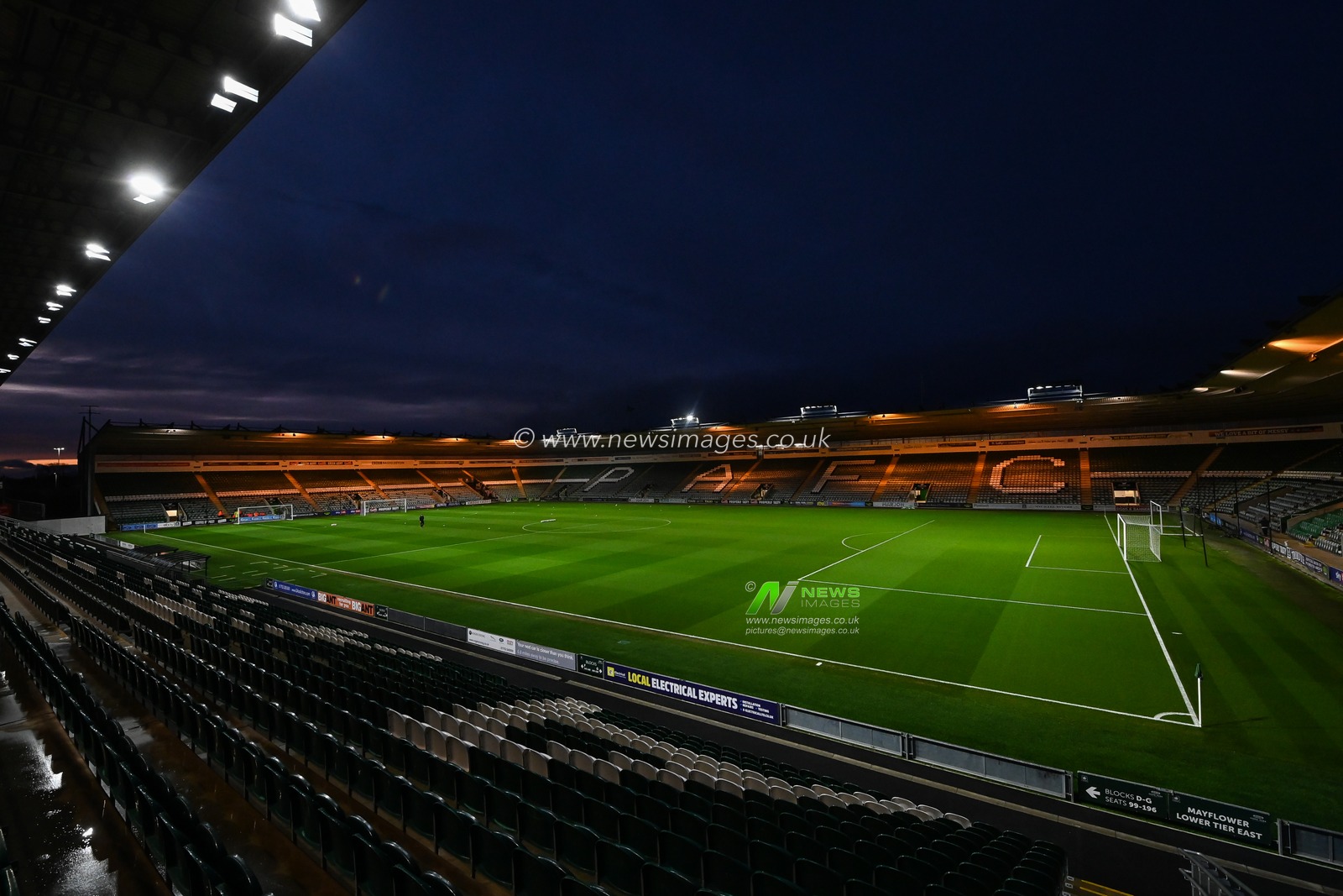 general view of Home Park, Home of Plymouth_Argyle