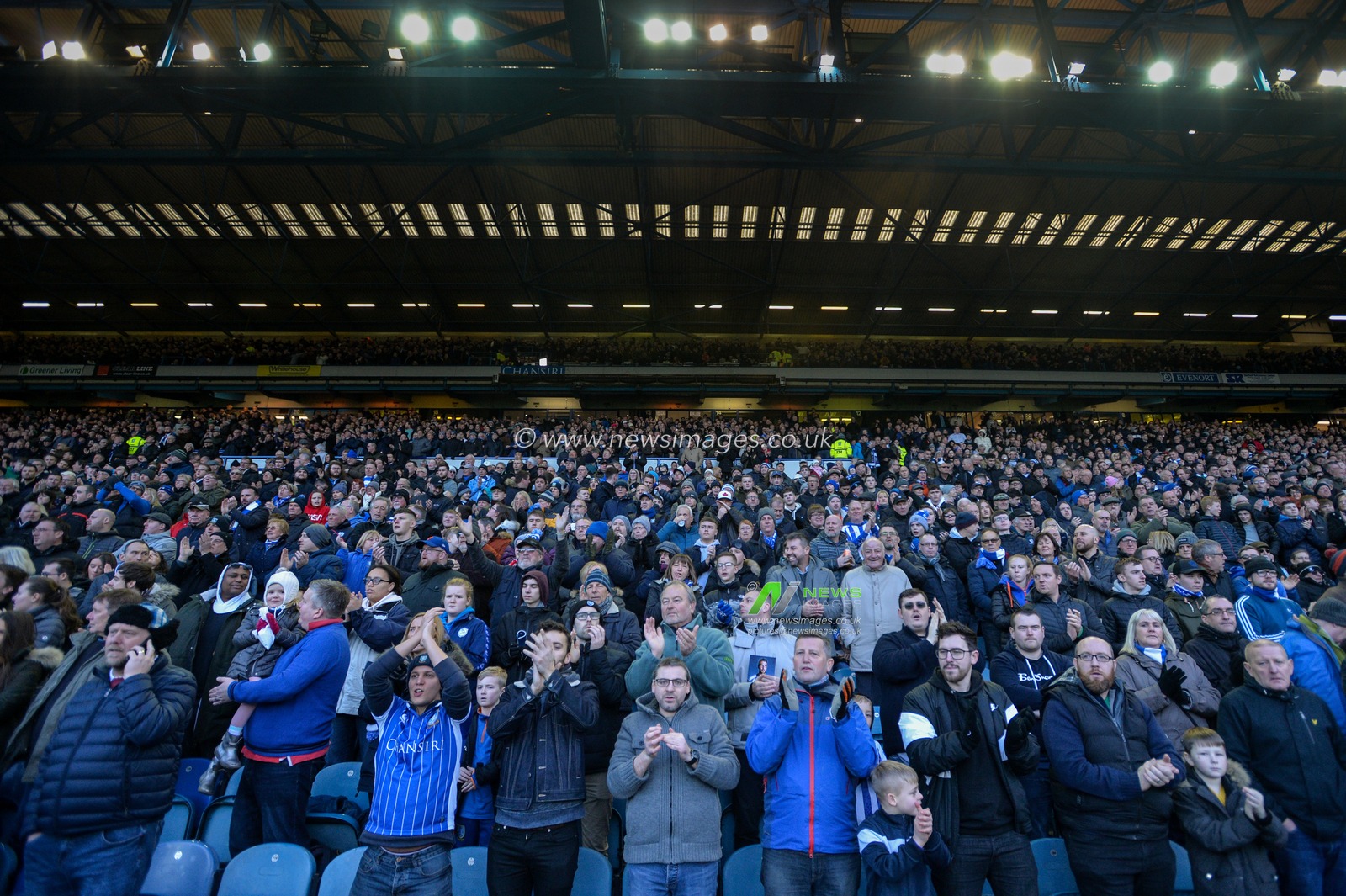 18th January 2020, Hillsborough, Sheffield, England; Sky Bet Championship, Sheffield Wednesday v Blackburn Rovers : Sheffield Wednesday supporters

Credit: Dean Williams/News Images