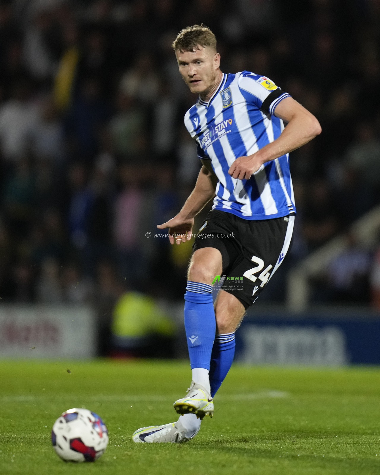 Michael Smith of Sheffield Wednesday during the Sky Bet League 1 match Morecambe vs Sheffield Wednesday at Mazuma Stadium, Morecambe, United Kingdom, 13th September 2022

(Photo by Steve Flynn/News Images)
