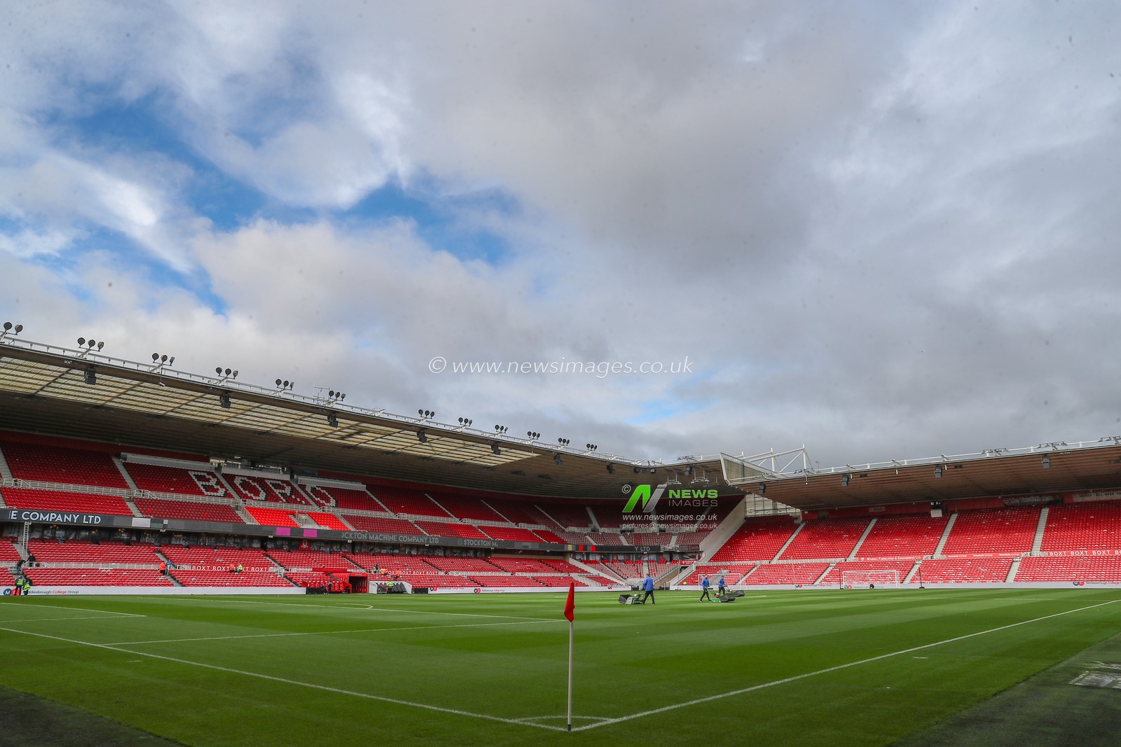 A general view inside of the Riverside Stadium, home of Middlesbrough ahead of the Sky Bet Championship match Middlesbrough vs Birmingham City at Riverside Stadium, Middlesbrough, United Kingdom, 21st October 2023

(Photo by Gareth Evans/News Images)